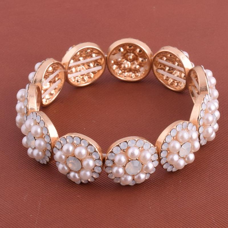 Best selling big brand pearl bracelet exquisite acrylic crystal bracelet