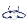 Bohemian Wax Rope Braied Bracelet for Women Men Charm Waves Adjustable Bangles Lucky String Bracelets Friends Gift Wrist Jewelry