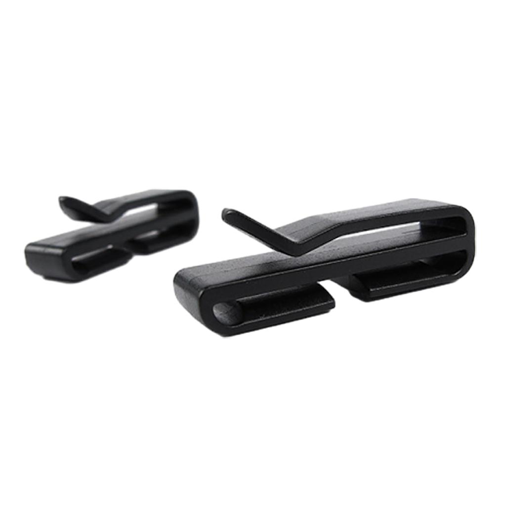20Pcs Webbing Ending Clip Belt Quick Slip Keeper Adjuster Replacement Adjust Keeper Buckle Connect Quick Slip Keeper