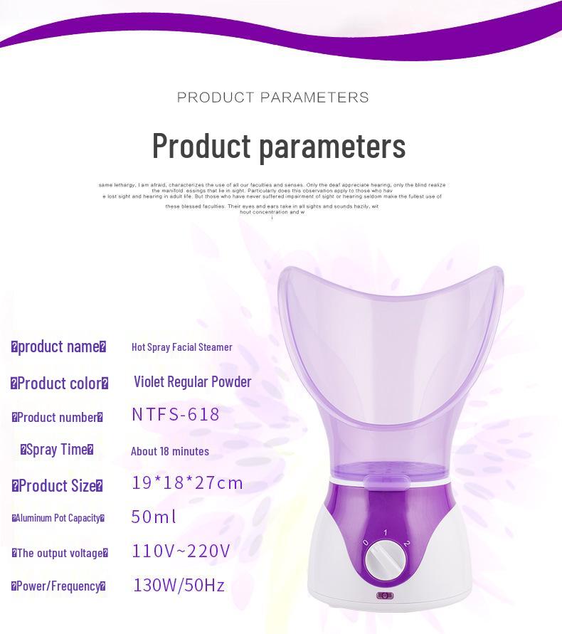 Home Facial Steamer & Humidifier for Moisturizing and Beauty Care