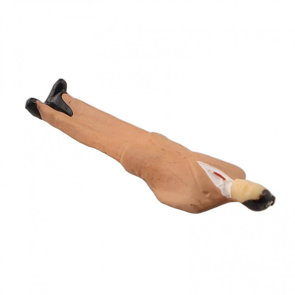 Painted Figures Model People Plastic 1 1/2\" Inch 36mm