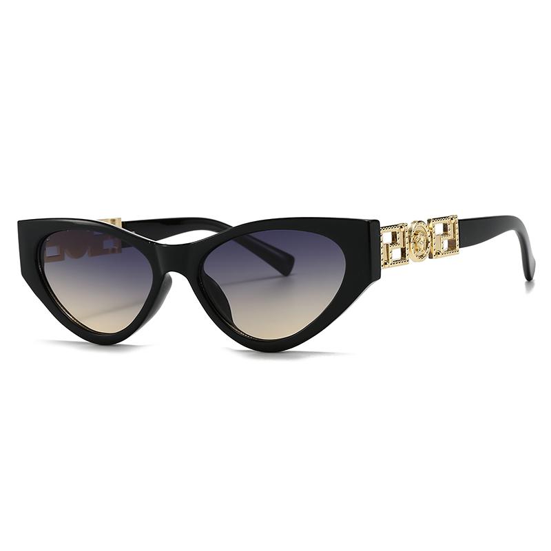 

Cross-Border Narrow Model Catwalk Men s and Women s Sunglasses Women s Trendy Street Style Cat-Eye Lh214