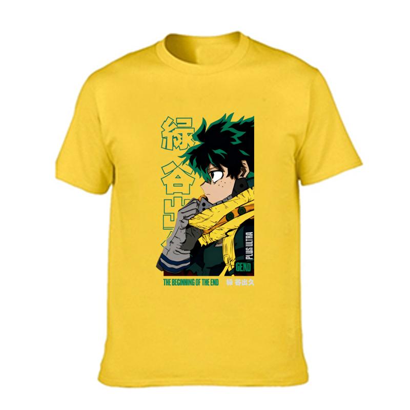 Deku T-Shirt Izuku Midoriya Hero Hero Anime Shirt Graphic T Shirts Oversized T Shirt Women's Clothing Fashion