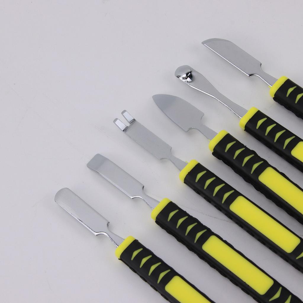 6PCS Metal Crowbar with Two Ends Universal Mobile Phone Digital Home Appliance Product Dismantling Stick Shell Opening Tool