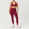 European and American nude yoga suit neck back bra leggings suit running fitness sports suit