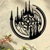 Metal Compass Wall Art Large Laser Cut Navigation Decor for Indoor Outdoor Living Room Office Patio Housewarming Wedding Gift