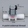 Plastic Normally Closed Solenoid Valve DC/AC Inlet Valve 4/6 External Thread Hose 2/clean Water Control Valve