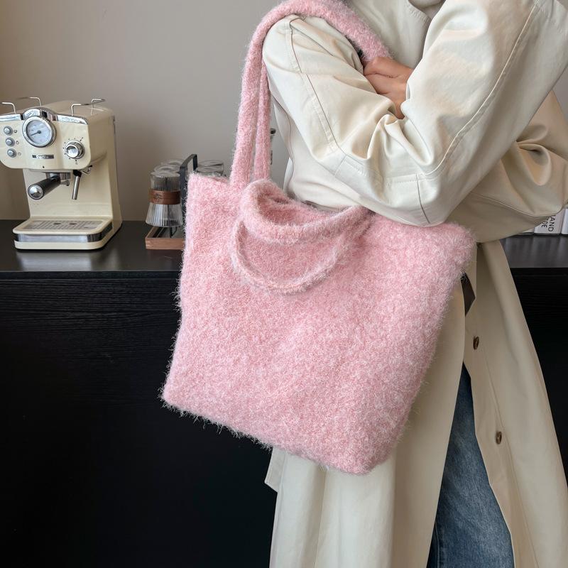 Winter New Large-capacity Bag Women's Casual Fashion Simple Large-capacity Crossbody Shoulder Commuter Tote Bag