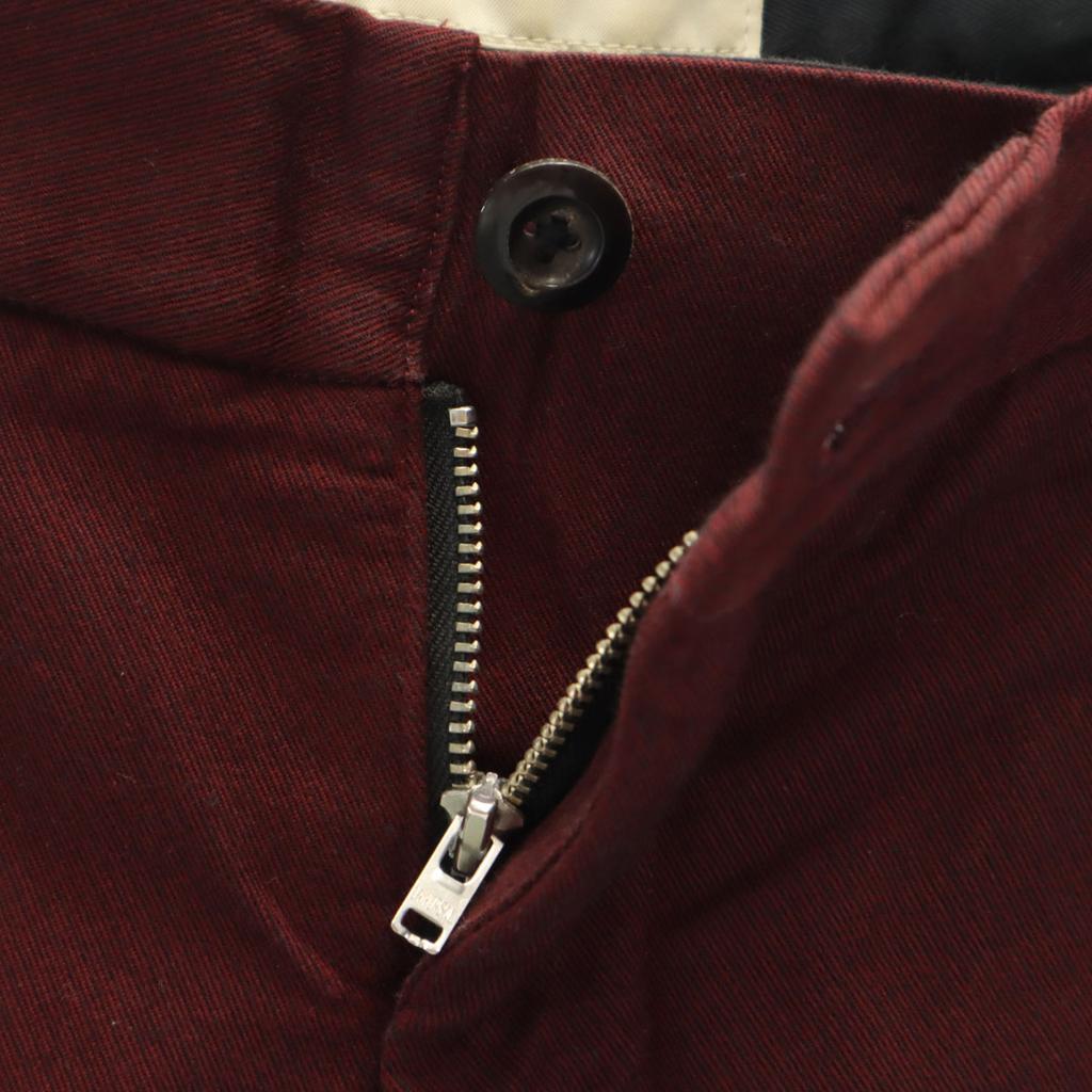 Jieda Made In Japan Gabardine Tuck Slacks Pants 2 Bordeaux Men's Used