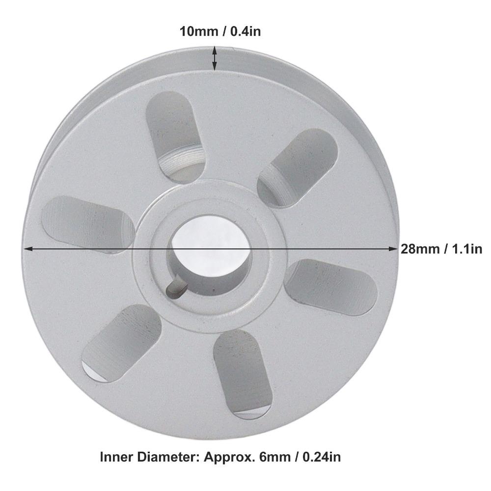 Alumina Sewing Machine Bobbin 28MM Diameter 6 Hole 6 Hole Bobbin High Strength Sturdy Stainless Steel Bobbin Professional Sewing