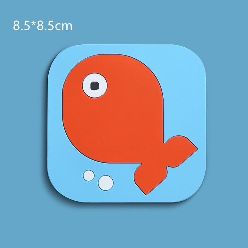 Cartoon Cute Silicone Coaster Animal Shape Coffee Cup Mats Pad Home Drinks Holder Mat Tableware Placemat Kitchen Accessories