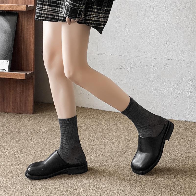 

2025 новые туфли muller с одной педалью сумка на голову туфли boken пара тапочек 91519-91518-B 46