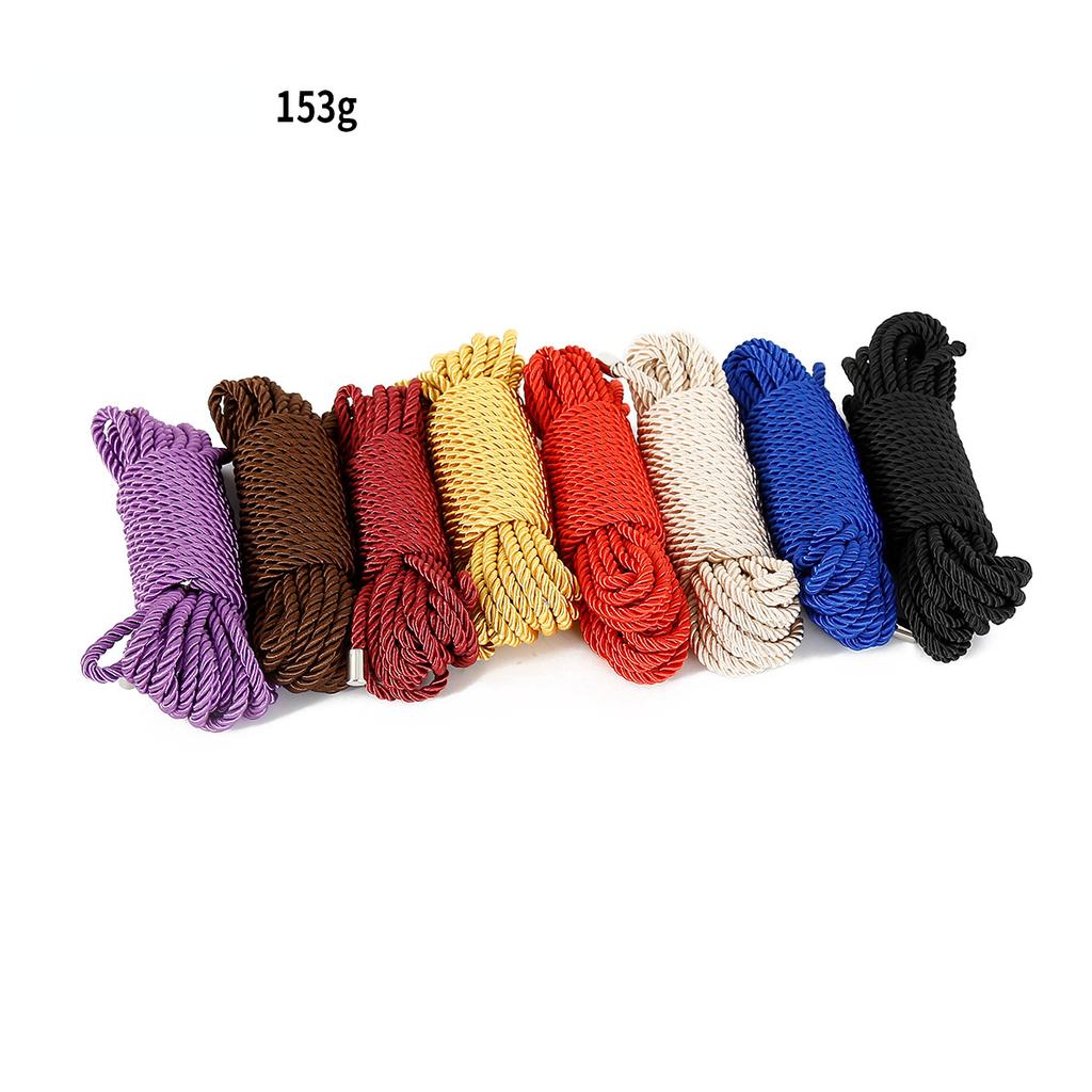 5M/10M Polyester Shibari Rope Adult SM Restraint Games BDSM Bondage Rope Body To Tied Binding Binder Erotic Sex Toys for