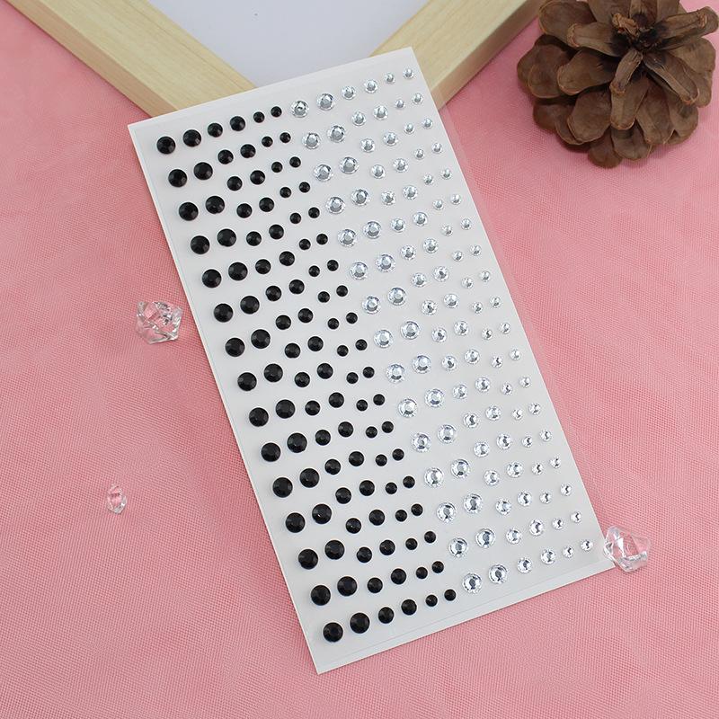 Diamond Crystal Tattoo Sticker Glitter Eyeliner Eyebrow Make Up Face Eyes Diamond Tattoos Rock Rhinestone 3D Eyeliner Stickers