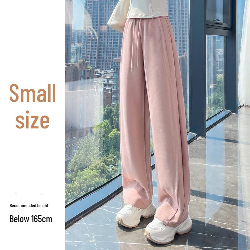 

Women s High-Waist Dark Gray Sweatpants - Slim Fit, Wide Leg Sports Pants for Autumn 2025 XXL