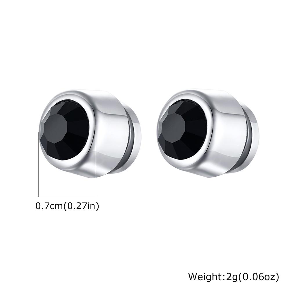 Pendientes de Aro Punk de Moda sin Perforar con Clip para Hombres Mujeres, Brazalete de Oreja Magnético Pequeño, Clip para Hélice de Oreja Genial Hip Hop Unisex