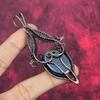 Shungite Pendant Copper Wire Wrapped Pendant Unique Design Jewelry Real Gemstone Pendant Copper Wire Jewelry Gifts for Him Handmade Pendant