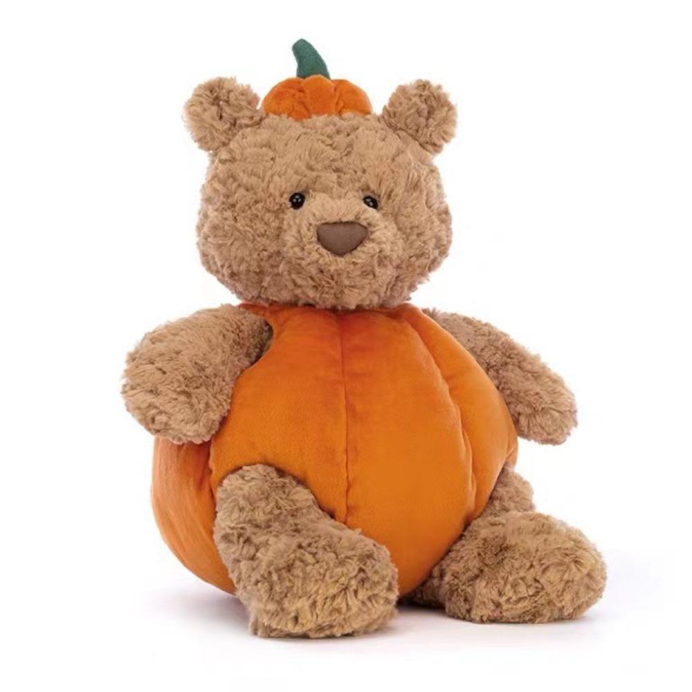 Pumpkin Bear Plush Toy Halloween Doll