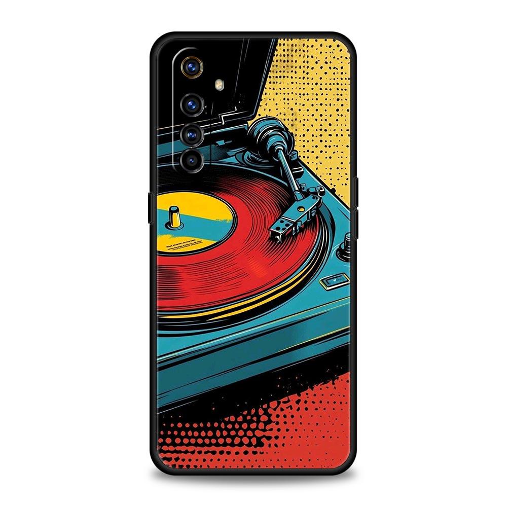 Retro Recording Device Soft TPU For Realme 13 12 11 10 9 Pro Plus GT3 GT2 C21 C25 C35 C53 C55 C67 Pro 5G Phone Case Cover Fundas