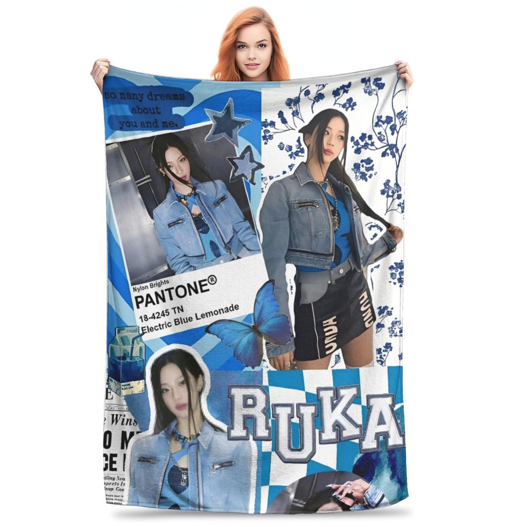 Babymonsters KPOP Flanellen Deken Geweldige Plaid Dekens voor Thuis 200x150cm Spreien,