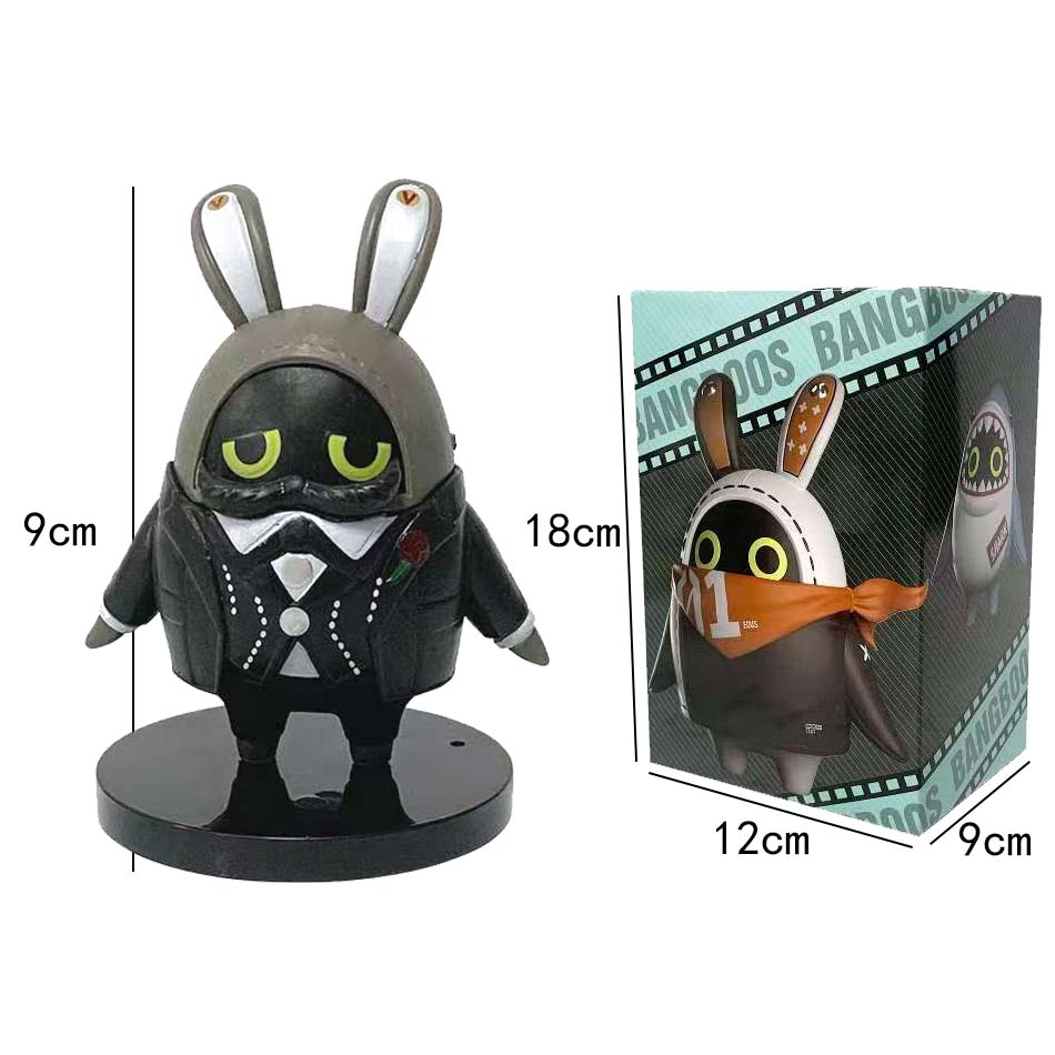 Game Zenless Zone Zero Cute Ease Bangboo Eous Fairy Figure Model Toys Car Decoration 9cm