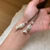 Simple retro small fish pendant necklace light luxury temperament high sense new Chinese fashion versatile autumn and winter sweater chain women
