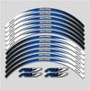 For Y&amaha for YZFR7 YZF R7 2022 2023 Motorcycle Sticker Wheel Reflective Stripe Rim Tire Waterproof Decorative Decals Set Rim Tape Decal(1 Style A