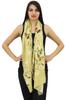Phagun Floral & Bird Print Women Neck Wrap Scarf Sarong Cotton Voile