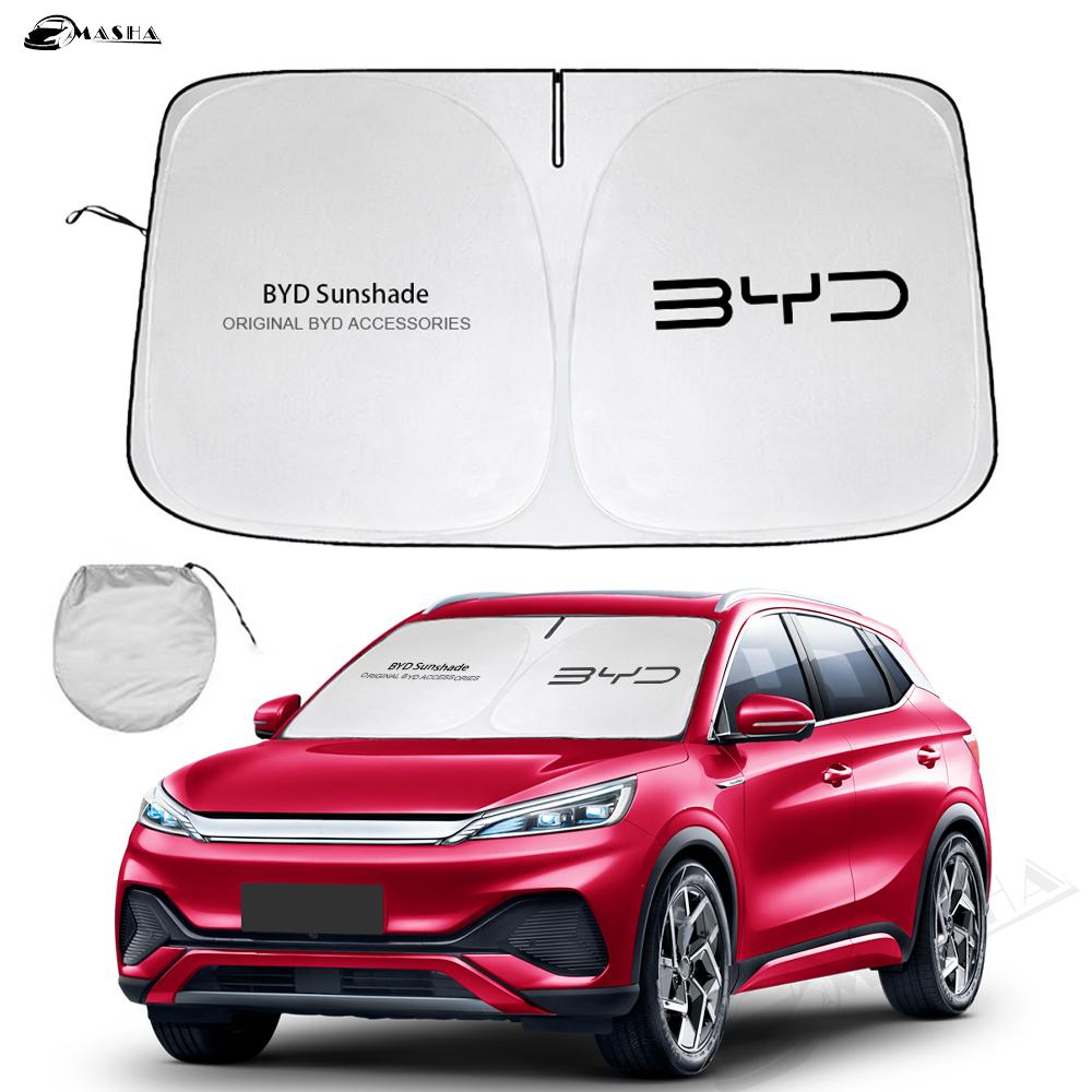 

Автомобильный внутренний солнцезащитный козырек на лобовое стекло для BYD Atto 3 Yuan Plus 2025 2025 2025 2025 2025 2020 Аксессуары чёрный