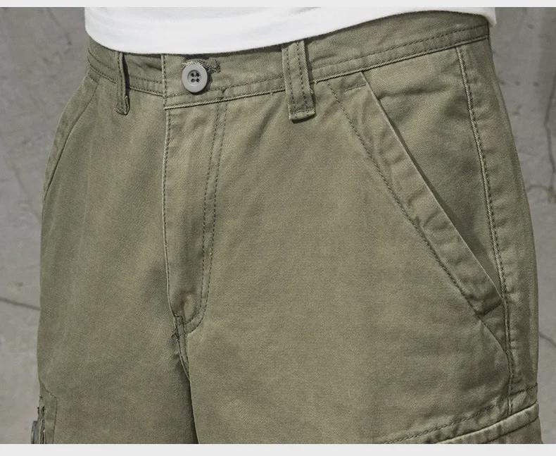 Men's Trendy Japanese Camouflage Cargo Shorts - Casual, Loose-Fit, Summer Wear.