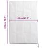 Winter Frost Protection Cover with Zipper 2 pcs 70 g m² 1.2 x 1.8 m