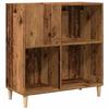 VidaXL Record Cabinet Old Wood 84.5x38x89 Cm Engineered Wood, Cabinet for Record Players, Storage Cabinet for 857171