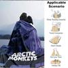 1Pc Arctic Monkeys Live Performance Flannel Blanket, Soft And Comfortable, Casual Warm, Camping Travel, Christmas, Halloween Xmas Gift. G1288