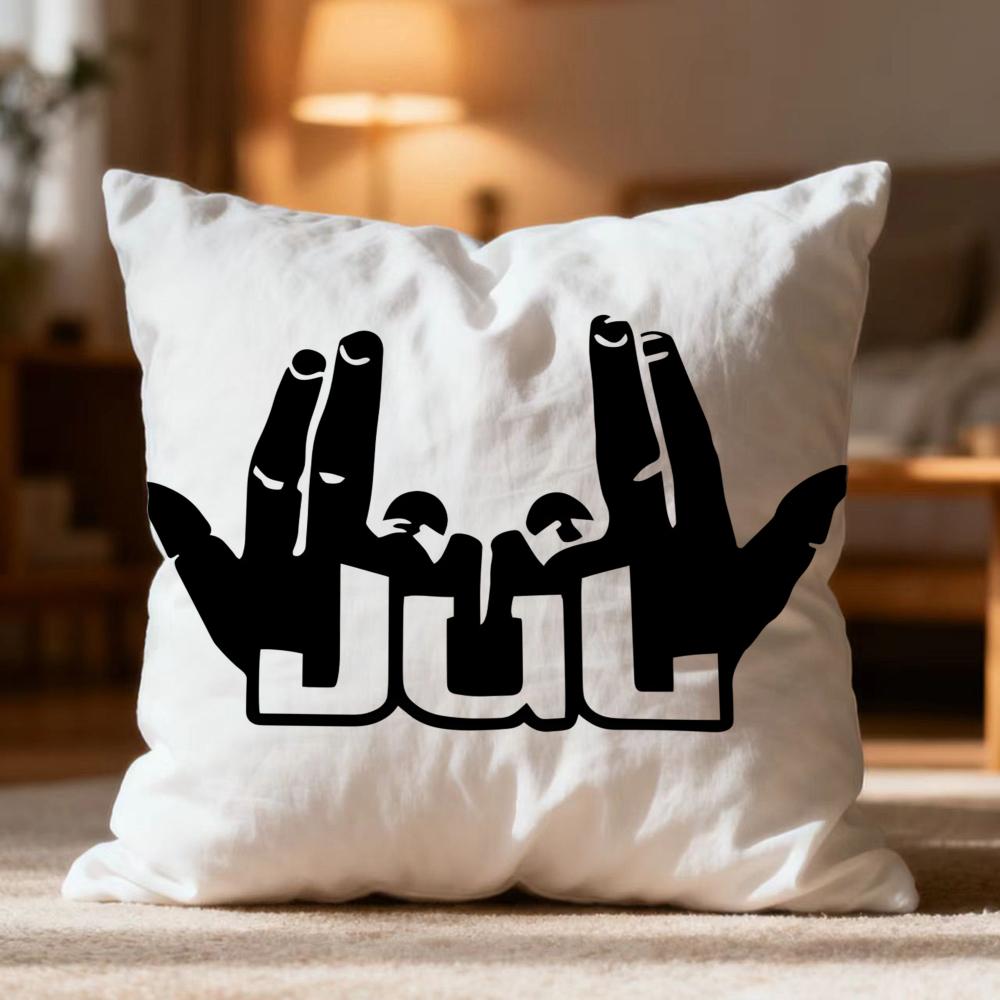 Hot J-JJuL Cushion Cover Soft Washable Pillow Case Multi-Scene for Couch Bed Travel Office Use