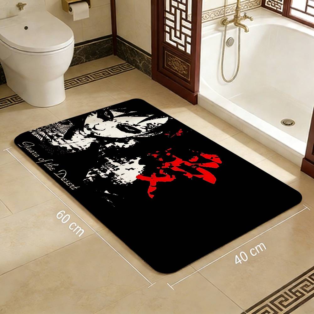 Anime G-Gaara Entrance Door Mat Nordic Style Home Doormat Bathroom-Toilet Mats Bedroom Hotel Decor Mat