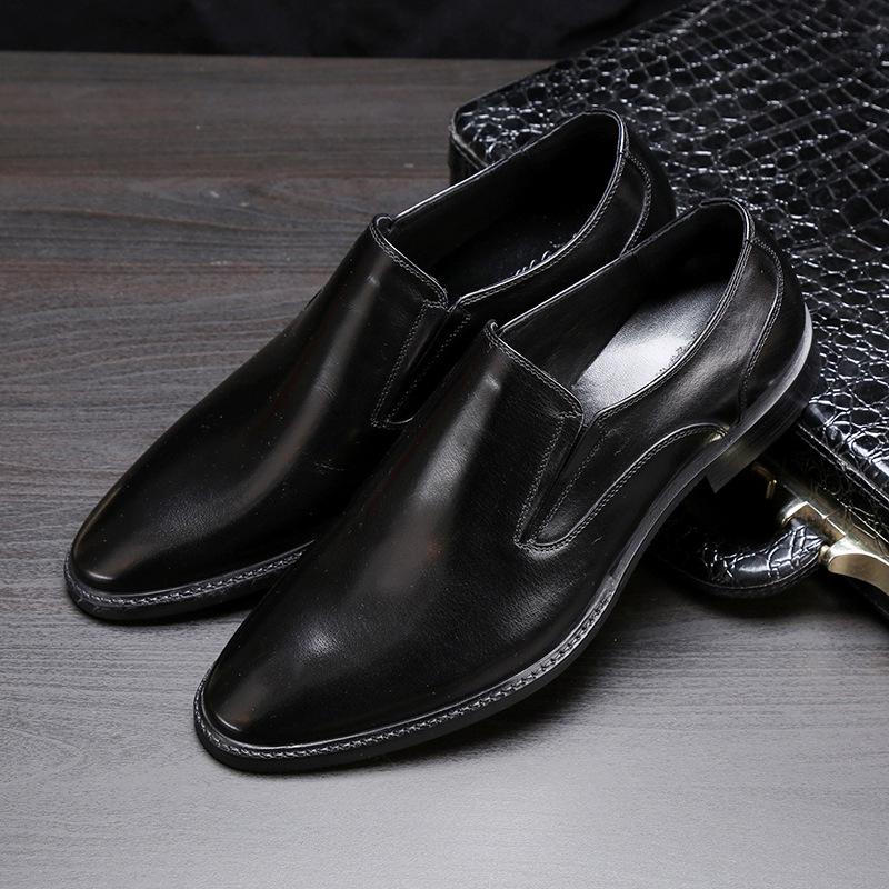 Men's Spring Leather Dress Shoes - Business & Formal British Style