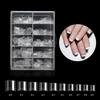 Nail Tips Clear, 500pcs Acrylic Fake Nails With Natural French Fake Nails For Nail Diy Decoration At Home And Salon