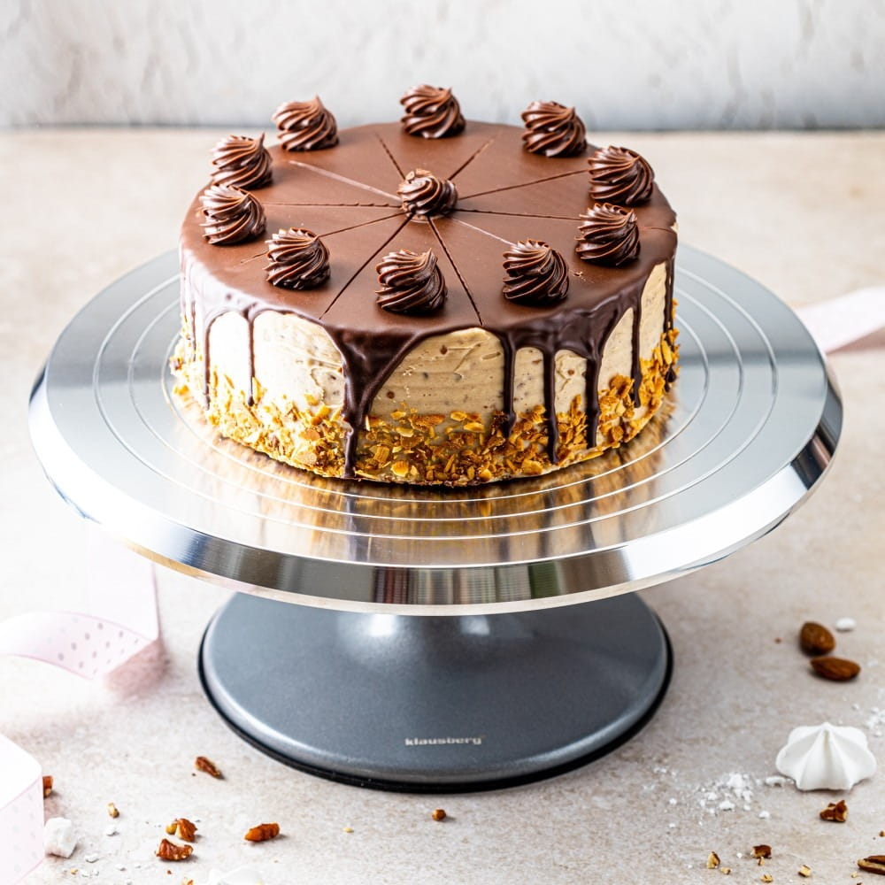 Patera Obrotowa Do Ciast Tortu Babeczek 25,5cm KLAUSBERG KB-7771