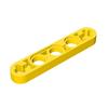 1x5 Building Blocks with Axle Pin Hole, Compatible with LEGO, Thin Arm 11478