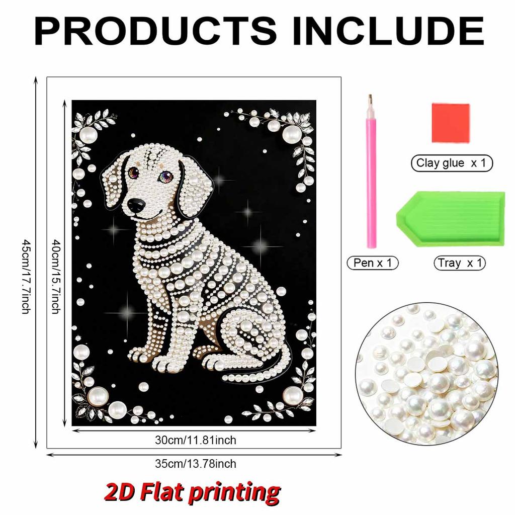 Pearl Painting Kit Animals Theme Frameless Handicraft DIY Bedroom Decoration Living Room Wall Art Room Decoration Art Craft Decoration