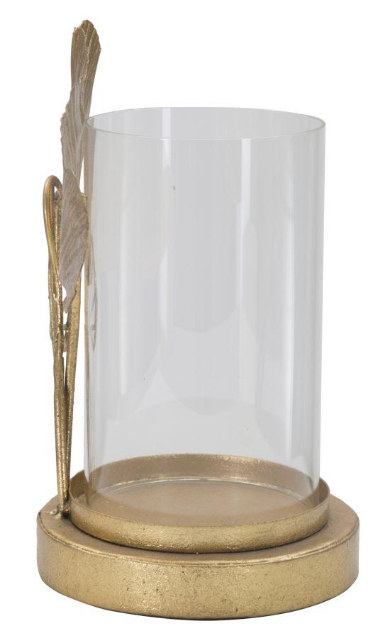 Suport lumanare Frunza Cm 17X12X21