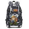 Zelda Zelda Plecak z Nadrukiem Akcesoria Outdoorowy Port USB Duża Pojemność Plecak Podróżny