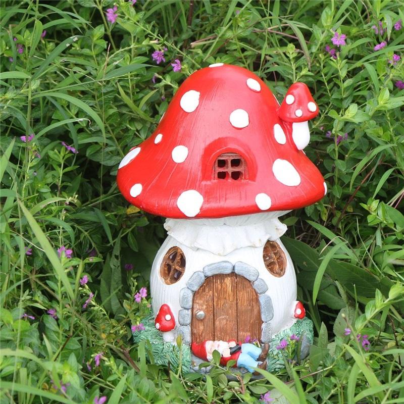 Solar Energy Mushroom Lamp Garden Homestay Yard Balcony Landscaping Layout Outdoor Courtyard Decoration Outdoor Garden Decoration