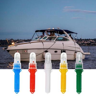 LED Boating Flares Fishing Light Waterproof Buoy Fish Luring Tool Electronic Day/Night Flare Safety Kit Electronic Light-Control