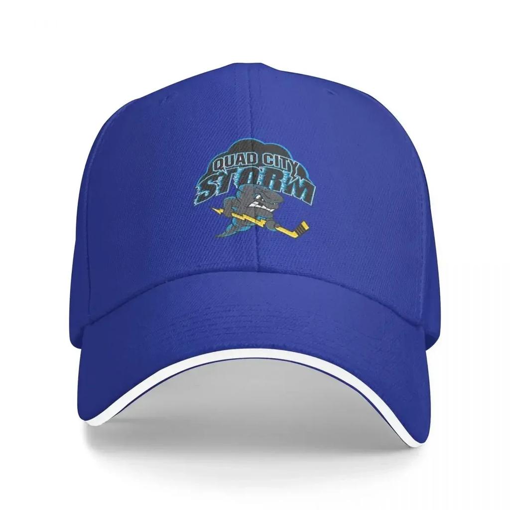 Quad City Storm Baseball Cap Beach Hat Funny Hat Mens Baseball Womens