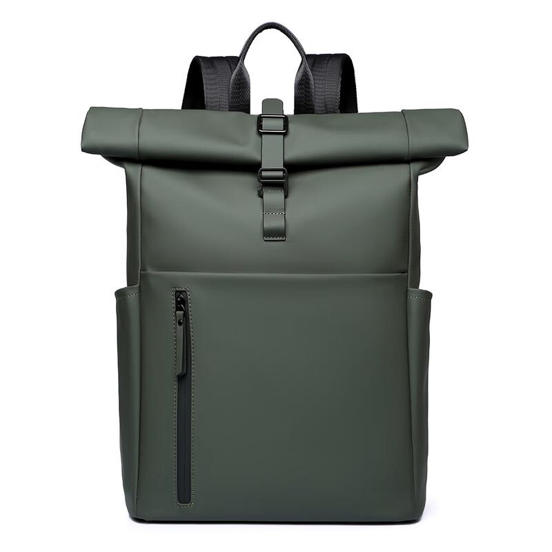 Men's Roll-Top Business Travel Backpack