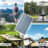 5V 2W USB Solar Charger Panel with USB Output Outdoor Solar Charger  Electric Fan