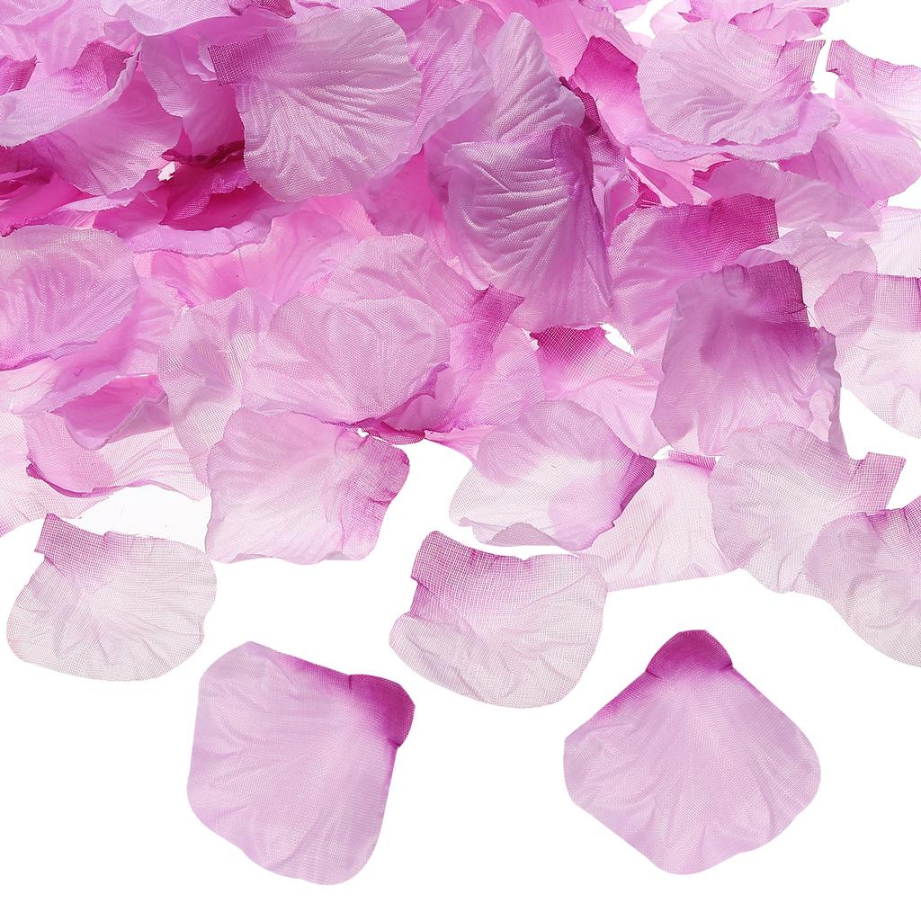 1000Pcs Artificial Rose Petals Fake Flowers Silk Petal Decoration Supplies for Romantic Night Wedding Party Event Decor