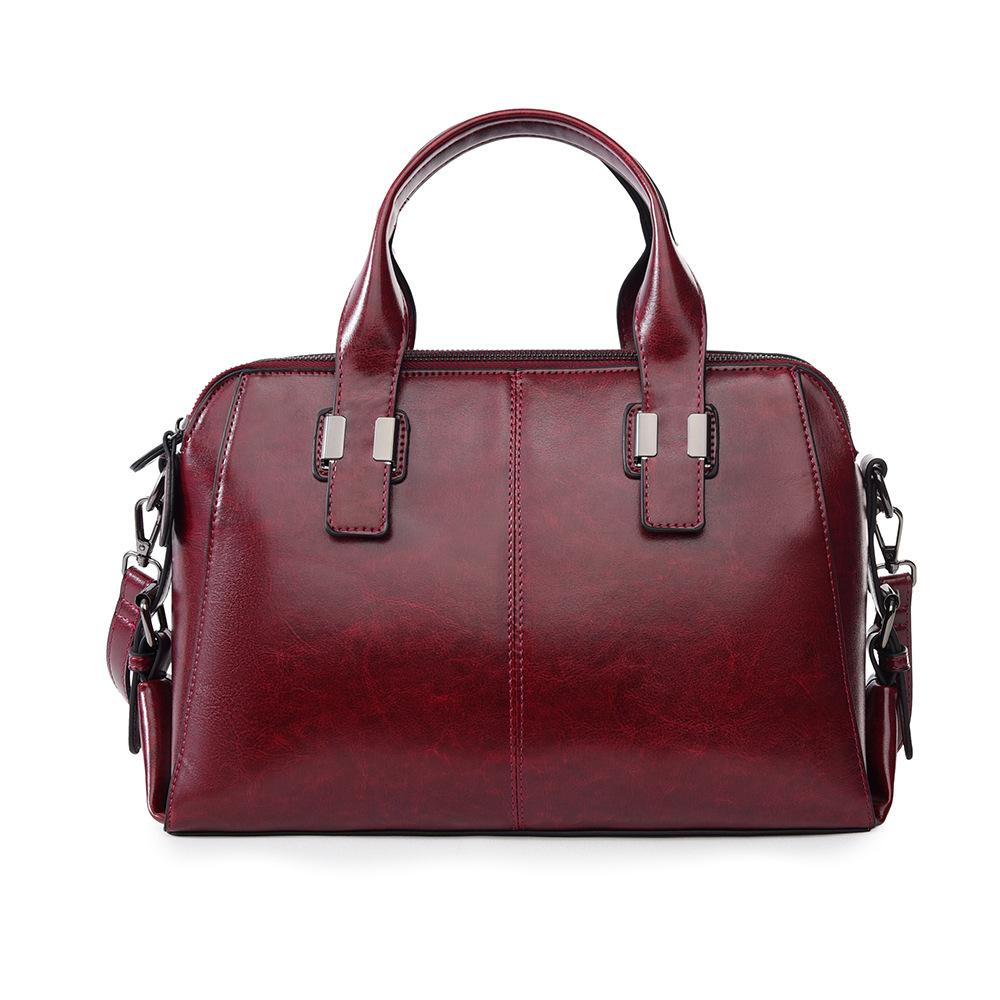 Women's Handbag, New European and American Fashion Motorcycle Bag, Simple and Large Capacity Commuting Bag, High-end Single Shoulder Tote Bag