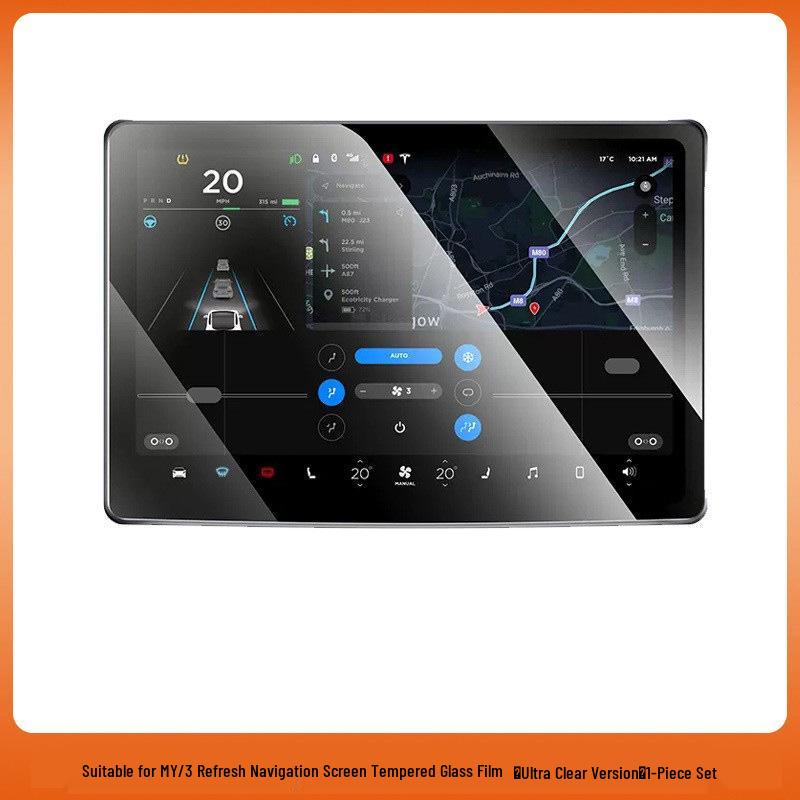 Tesla Model 3/Y Center Console Tempered Glass Screen Protector